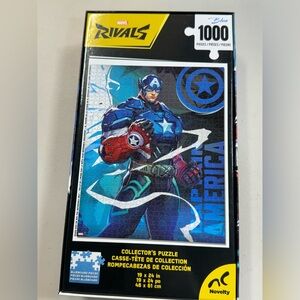 Marvel Rivals Captain America 1000 Pieces Puzzle Sealed Bag Collectors New